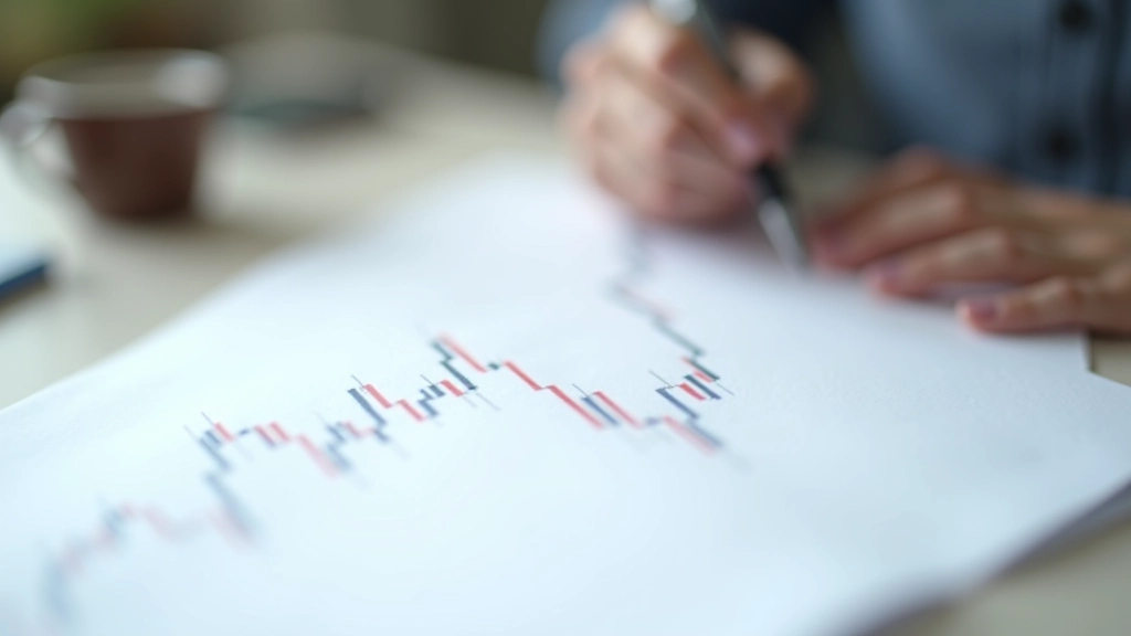 Printed financial chart showing currency performance metrics